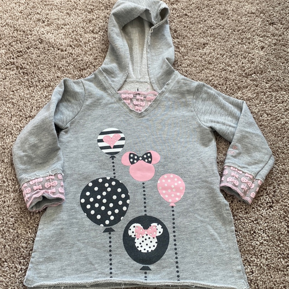 Minnie Mouse hoodie XXS 3-4T